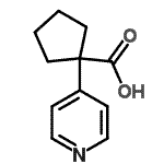CAS#: 610791-44-1， 1-(4-Pyridinyl)cyclopentanecarboxylic acid
