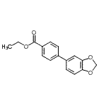 CAS 登录号：61097-62-9， 乙基4-(1,3-苯并二氧戊环-5-基)苯甲酸酯