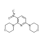 CAS 登录号：61100-30-9， 4,4'-(3-硝基-2,6-吡啶二基)二吗啉