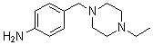 结构式 CAS# 611225-86-6, 4-[(4-乙基-1-哌嗪基)甲基]-苯胺