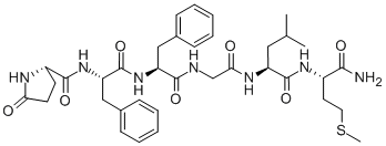 CAS#: 61123-13-5， Pyr-Phe-Phe-Gly-Leu-Met-NH2