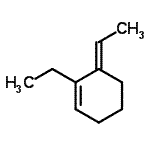 CAS 登录号：61141-57-9， (6E)-1-乙基-6-亚乙基环己烯