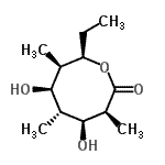 CAS#: 612090-95-6， (3S,4S,5R,6R,7R,8R)-8-Ethyl-4,6-dihydroxy-3,5,7-trimethyl-2-oxocanone