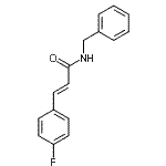 CAS#: 612095-66-6， (2E)-N-Benzyl-3-(4-fluorophenyl)acrylamide