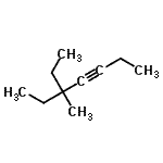 CAS 登录号：61228-10-2， 5-乙基-5-甲基-3-庚炔