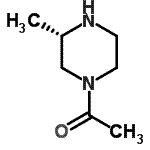 CAS 登录号：612493-89-7， 1-[(3S)-3-甲基-1-哌嗪基]乙酮
