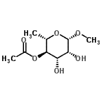 CAS 登录号：613261-34-0， 甲基4-O-乙酰基-6-脱氧-beta-L-吡喃甘露糖苷