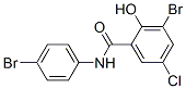 CAS 登录号：6137-45-7， 3-溴-N-(4-溴苯基)-5-氯水杨酰胺