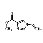 CAS 登录号：61375-19-7， 甲基1-乙烯基-1H-咪唑-4-羧酸酯