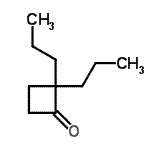 CAS 登录号：61406-27-7， 2,2-二丙基环丁壬