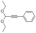structure of CAS# 6142-95-6, Phenylpropiolaldehyde Diethyl Acetal;131458_Aldrich;Phenylpropiolic Aldehyde Diethyl Acetal;Zinc00388206