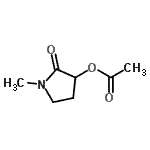 CAS 登录号：614754-14-2， 1-甲基-2-氧代-3-吡咯烷基乙酸酯