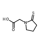 CAS 登录号：61516-72-1， (2-硫代-1-吡咯烷基)乙酸