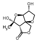CAS#: 615265-09-3， (3R,3aS,5R,5aS,8aR)-3,5-Dihydroxy-5-methyltetrahydro-2H,6H-difuro[3,2-b:3',4'-c]furan-6-one