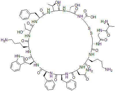 CAS#: 61557-10-6， 13-Serine-somatostatin