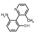 CAS#: 615572-74-2， 3-Amino-2-(3-methyl-2-pyridinyl)phenol