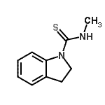 CAS 登录号：61589-30-8， N-甲基-1-吲哚啉硫代甲酰胺