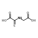 CAS 登录号：616238-95-0， N-(羧基硫代甲酰)甘氨酸