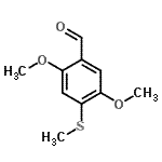 CAS 登录号：61638-04-8， 2,5-二甲氧基-4-(甲硫基)苯甲醛