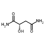CAS 登录号：617-47-0， (2S)-2-羟基琥珀酰胺