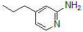结构式 CAS# 61702-15-6, 4-丙基-2-吡啶胺