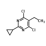 CAS 登录号：617716-32-2， 4,6-二氯-2-环丙基-5-乙基嘧啶