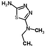 CAS 登录号：61784-96-1， N-乙基-N-甲基-1,3,4-噻二唑-2,5-二胺