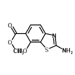 CAS 登录号：61809-04-9， 甲基2-氨基-7-羟基-1,3-苯并噻唑-6-羧酸酯
