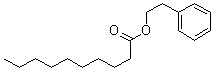 CAS 登录号：61810-55-7， 2-苯基乙基癸酸酯
