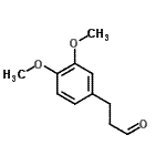 CAS 登录号：61871-67-8， 3-(3,4-二甲氧基苯基)丙醛