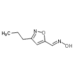 CAS 登录号：618882-51-2， (E)-N-羟基-1-(3-丙基-1,2-恶唑-5-基)甲亚胺