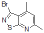 CAS 登录号：61889-26-7， 3-溴-4,6-二甲基-异噻唑并[5,4-b]吡啶