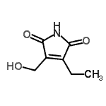 CAS 登录号：61892-72-6， 3-乙基-4-(羟基甲基)-1H-吡咯-2,5-二酮