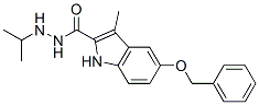 CAS 登录号：61905-84-8， 1-(2-(3-甲基-5-苄氧基吲哚基)羰基)-2-异丙基酰肼