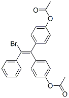 CAS 登录号：6192-24-1， 4,4'-(溴苯乙烯亚基)二(苯酚)二乙酸酯