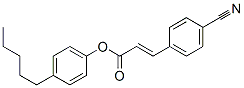 CAS 登录号：61924-46-7， 3-(4-氰基苯基)丙烯酸 4-戊基苯基酯
