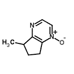 CAS 登录号：61928-79-8， 5-甲基-6,7-二氢-5H-环戊二烯并[b]吡嗪1-氧化物