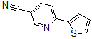 结构式 CAS# 619334-36-0, 6-(2-噻吩基)-3-吡啶甲腈