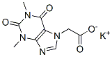 CAS#: 62026-29-3， Potassium 1,2,3,6-Tetrahydro-1,3-Dimethyl-2,6-Dioxo-7H-Purine-7-Acetate