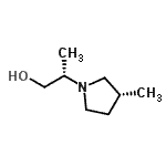 CAS 登录号：620627-27-2， (2S)-2-[(3R)-3-甲基-1-吡咯烷基]-1-丙醇