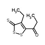 CAS#: 620957-78-0， 1-(4-Ethyl-3-thioxo-3H-1,2-dithiol-5-yl)-1-propanone