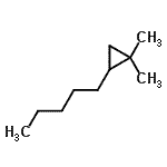 CAS 登录号：62167-97-9， 1,1-二甲基-2-戊基环丙烷