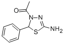 结构式 CAS# 62236-09-3, 1-(5-氨基-2-苯基-[1,3,4]噻二唑-3-基)-乙酮