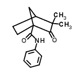 CAS 登录号：622361-48-2， 3,3-二甲基-2-氧代-N-苯基双环[2.2.1]庚烷-1-甲酰胺