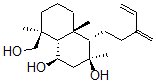 CAS 登录号：62279-93-0， (1R,8aalpha)-十氢-8alpha-羟基甲基-3,4abeta,8-三甲基-4beta-(3-亚甲基-4-戊烯基)-1alpha,3alpha-萘二酚