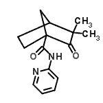 CAS#: 622808-58-6， 3,3-Dimethyl-2-oxo-N-(2-pyridinyl)bicyclo[2.2.1]heptane-1-carboxamide