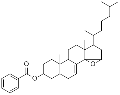 CAS 登录号：62324-19-0， 1-(1,5-二甲基己基)-9a,11alpha-二甲基-1,2,2a,5,5a,6,7,8,9,9a,9b,10,11,11alpha-十四氢萘并[1',2':6,7]茚并[1,7alpha-b]环氧乙烯-7-基苯甲酸酯