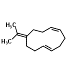 CAS 登录号：62338-55-0， (1E,5Z)-9-异亚丙基-1,5-环十一碳二烯