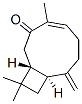 CAS 登录号：62346-22-9， (1R,4E,9S)-4,11,11-三甲基-8-亚甲基双环[7.2.0]十一碳-4-烯-3-酮