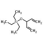 CAS 登录号：62418-65-9， 三乙基(1,4-戊二烯-3-基氧基)硅烷
